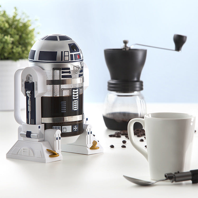 R2 Inspired Moka Hand Coffee Maker