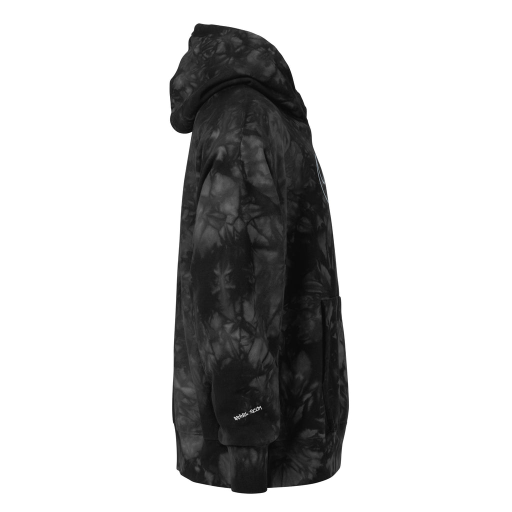 Rebel Scum Embroidered Unisex Champion tie-dye hoodie